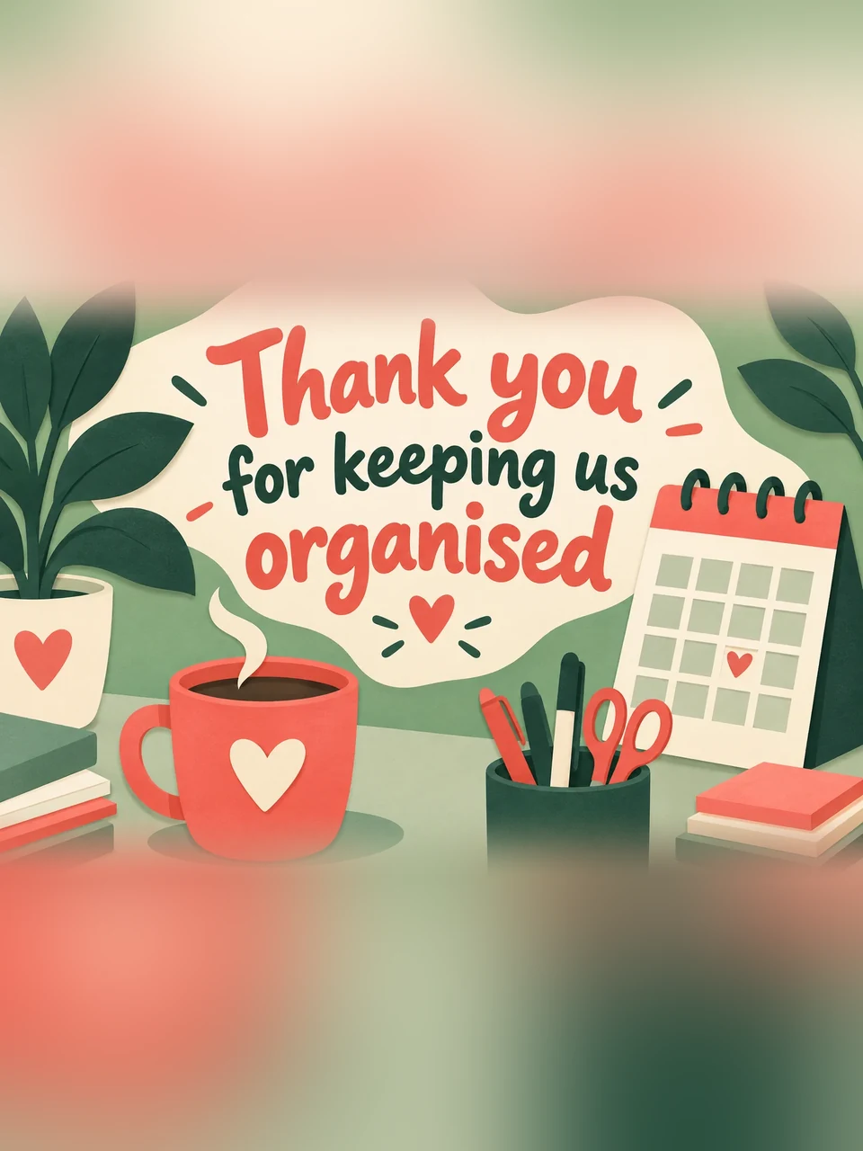 Thank you for keeping us organised, Design 2