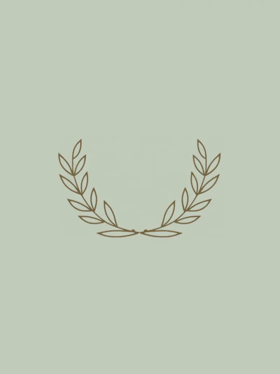 Dessin minimaliste de laurier
