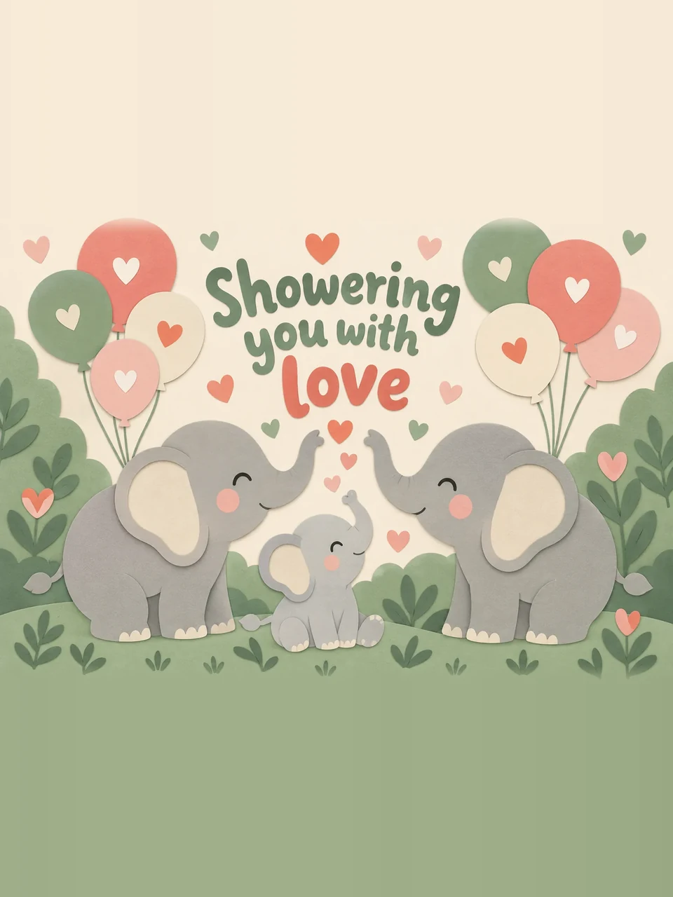 Showering you with love, Design 2