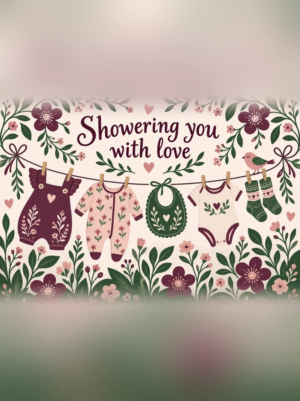 Showering you with love, Design 5