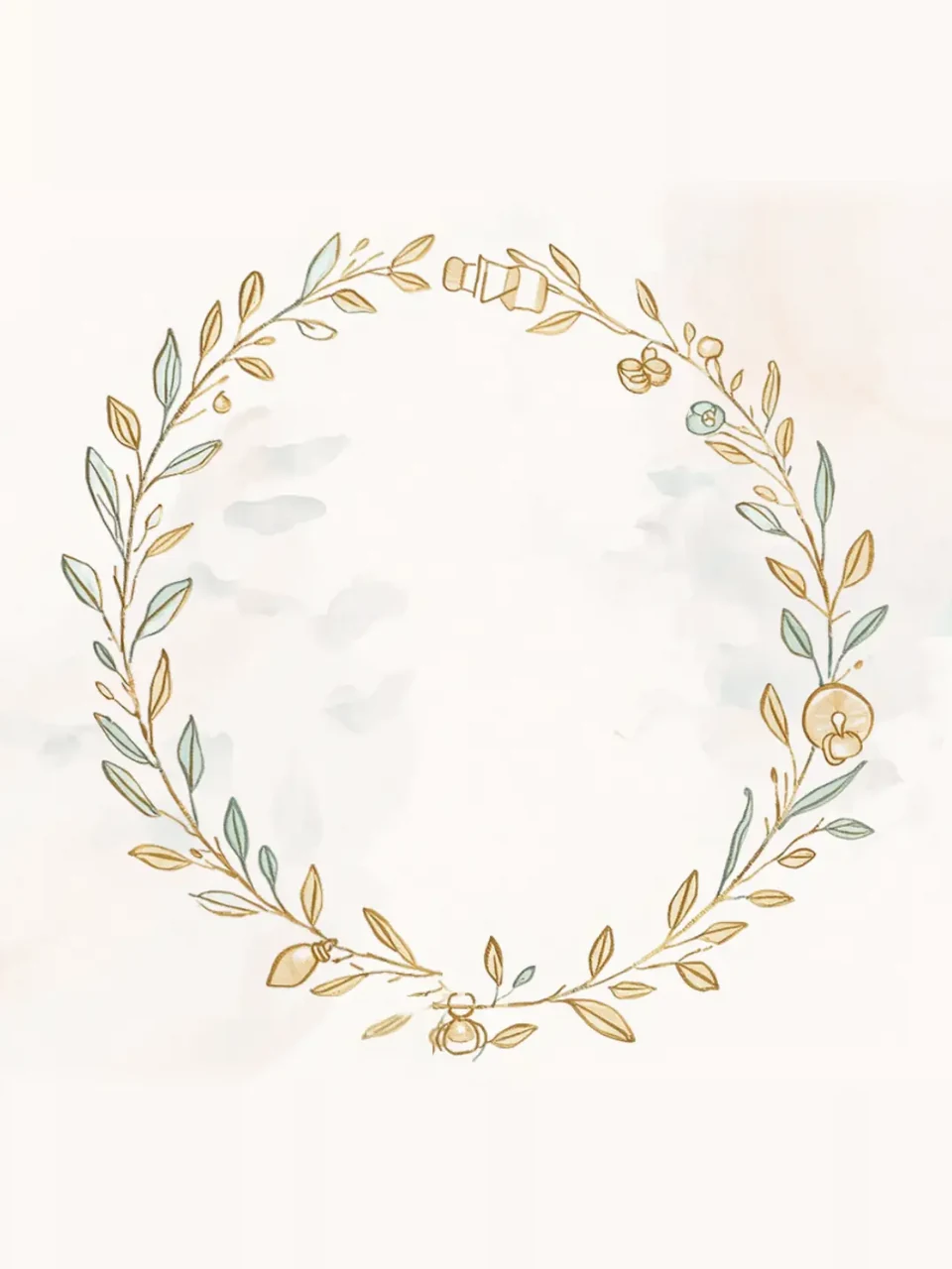 Fête prénatale: Motif décoratif délicat