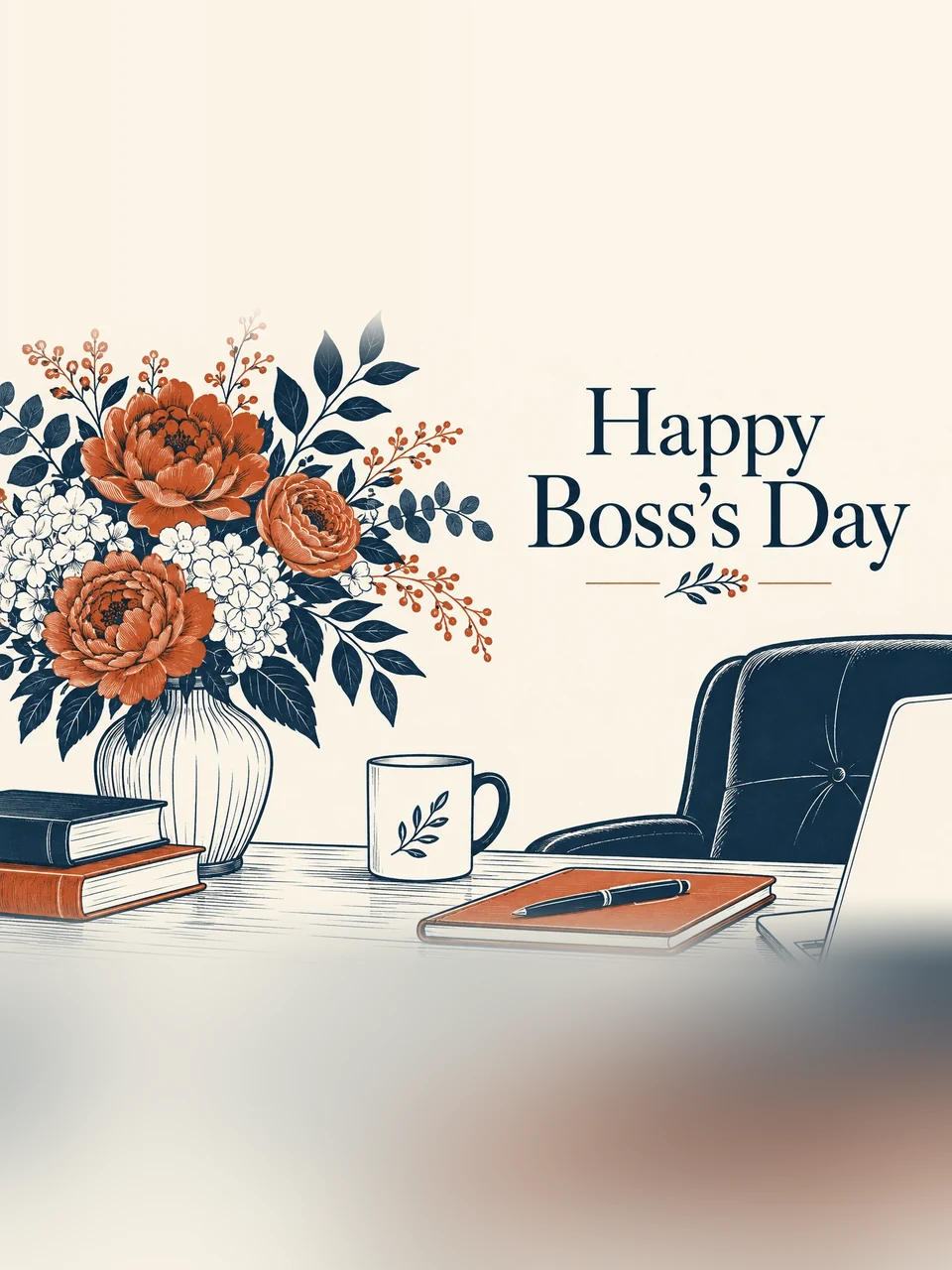 Happy Boss's Day, Design 1