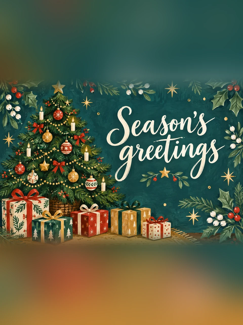 Season’s greetings, Design 3