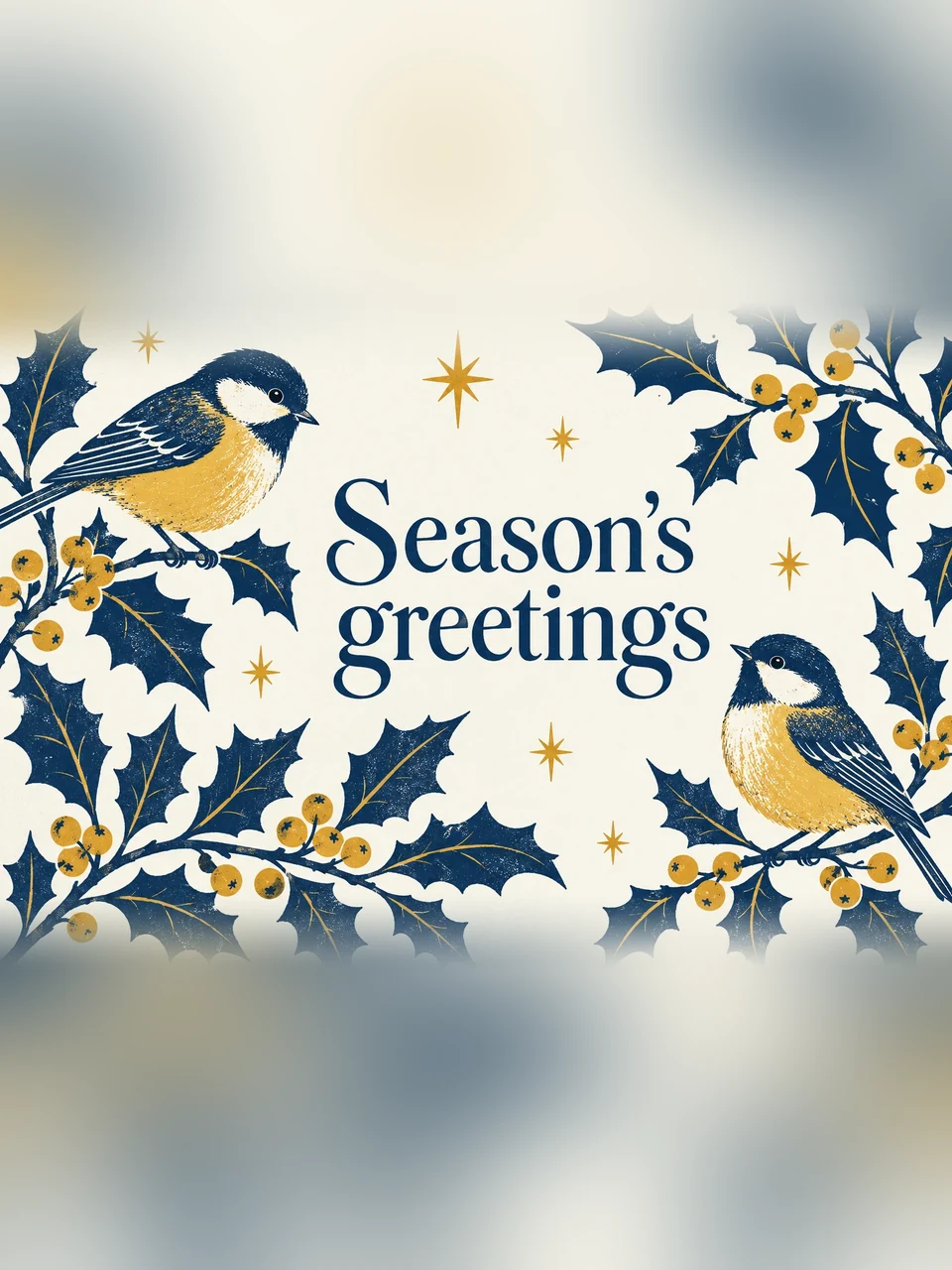 Season’s greetings, Design 4