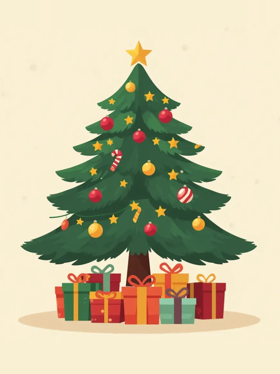 Noël: Illustration colorée