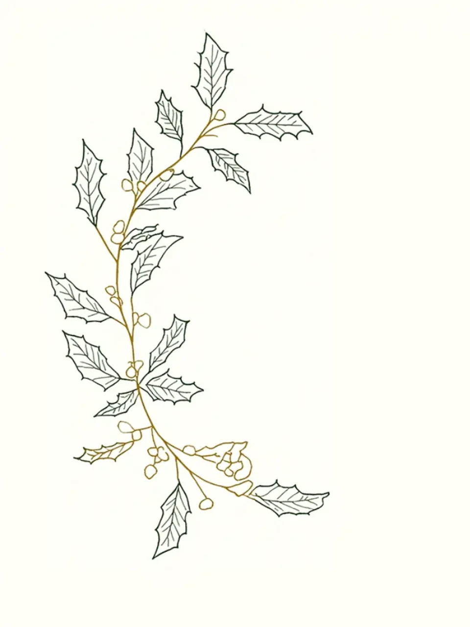 Noël: Motif décoratif délicat