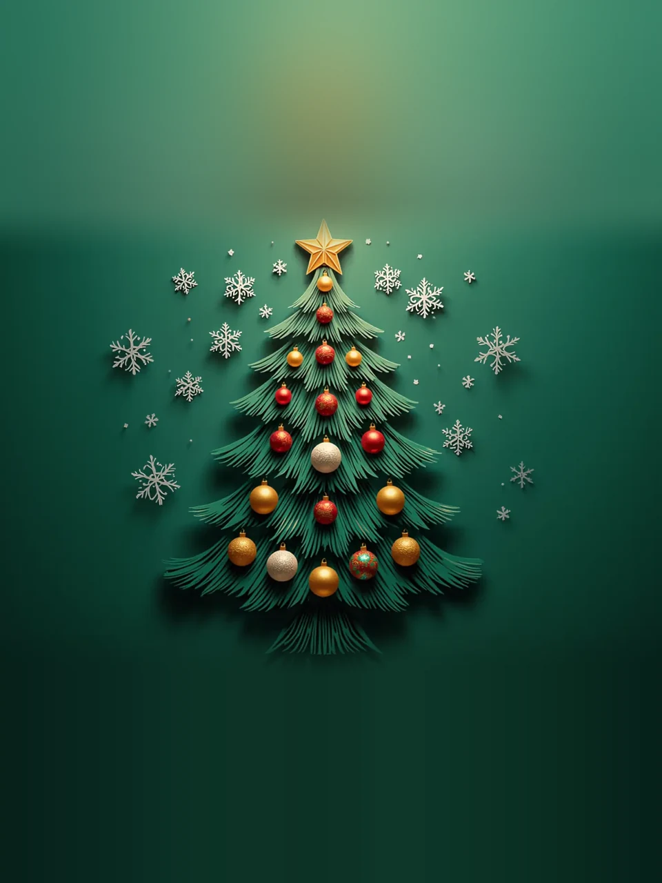 Noël: Illustration en relief