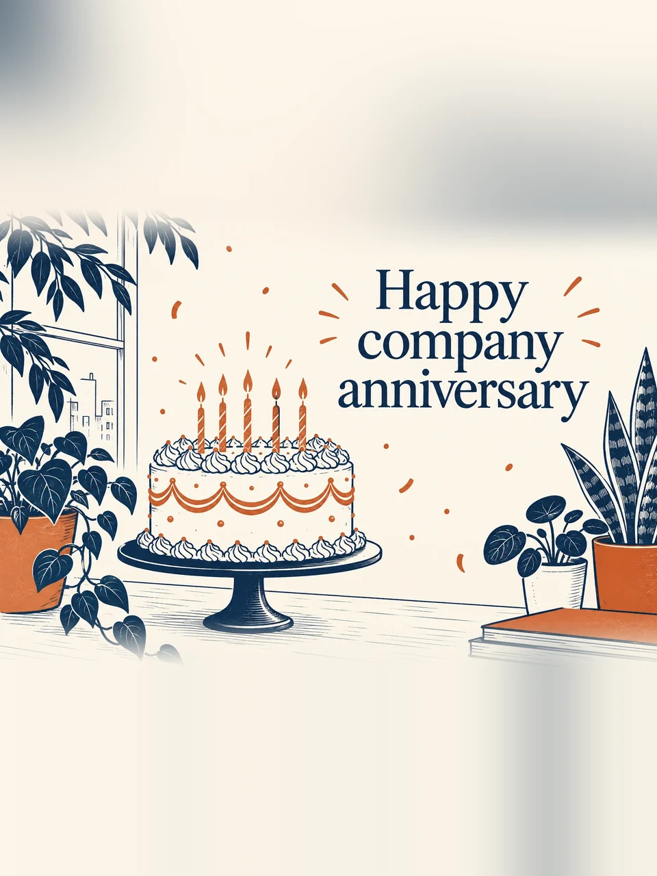 Happy company anniversary, Design 1