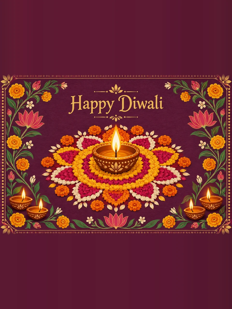 Happy Diwali, Design 5