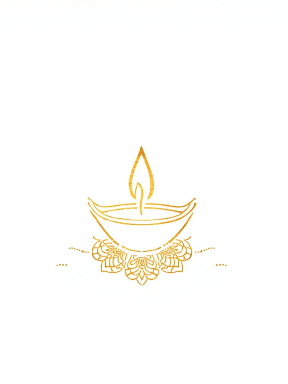 Diwali: Motif décoratif délicat