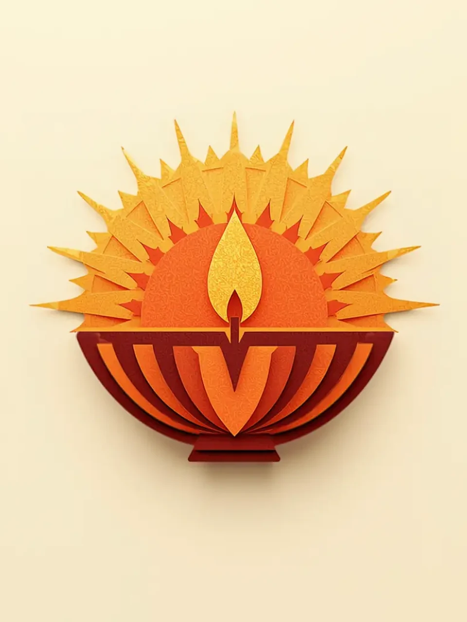 Diwali: Illustration en relief