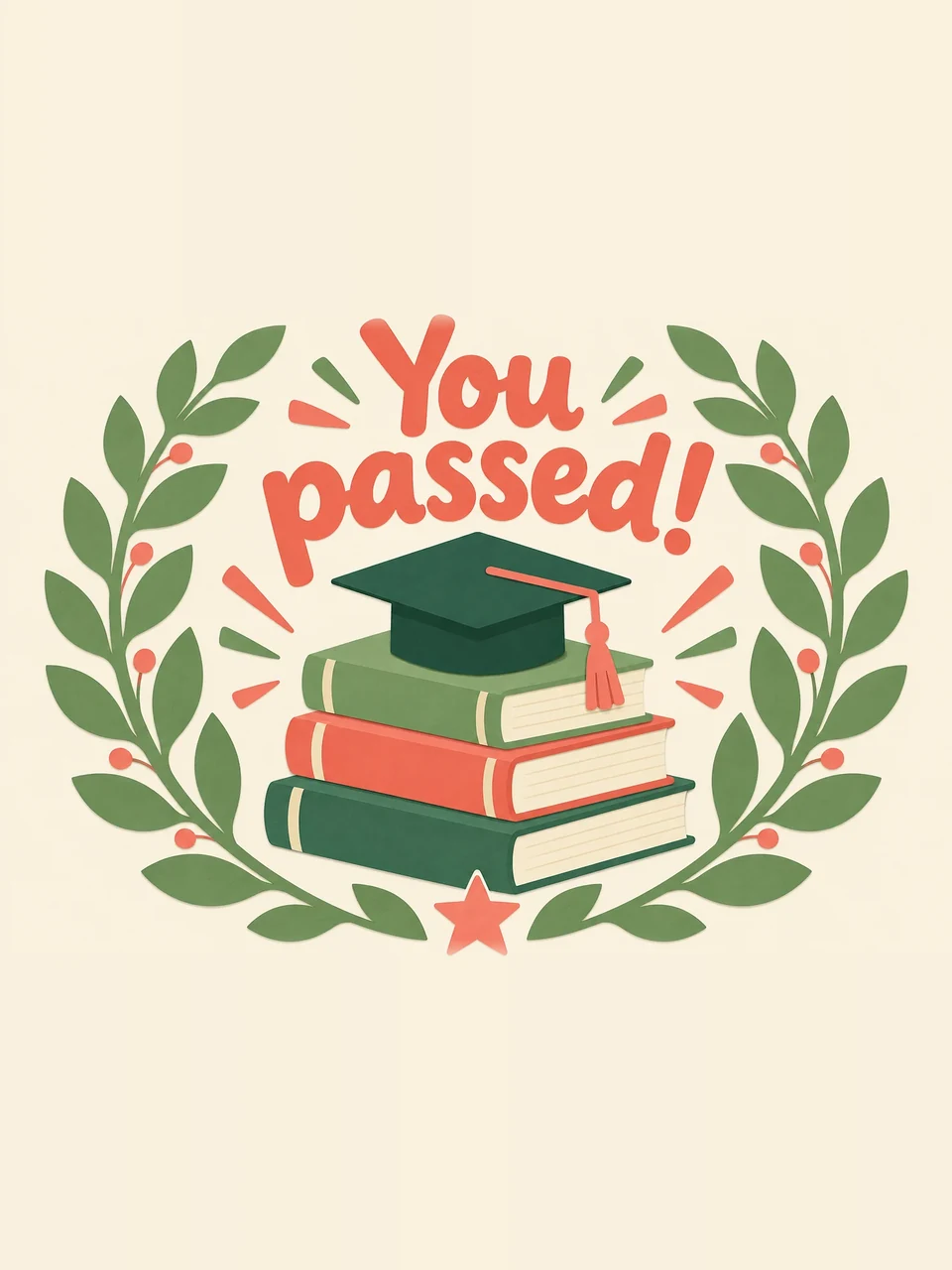 You passed!, Design 2