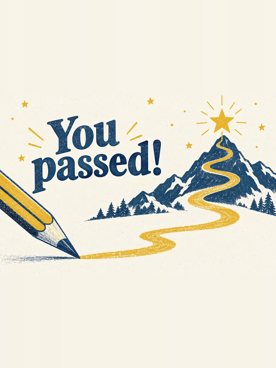 You passed!, Design 4