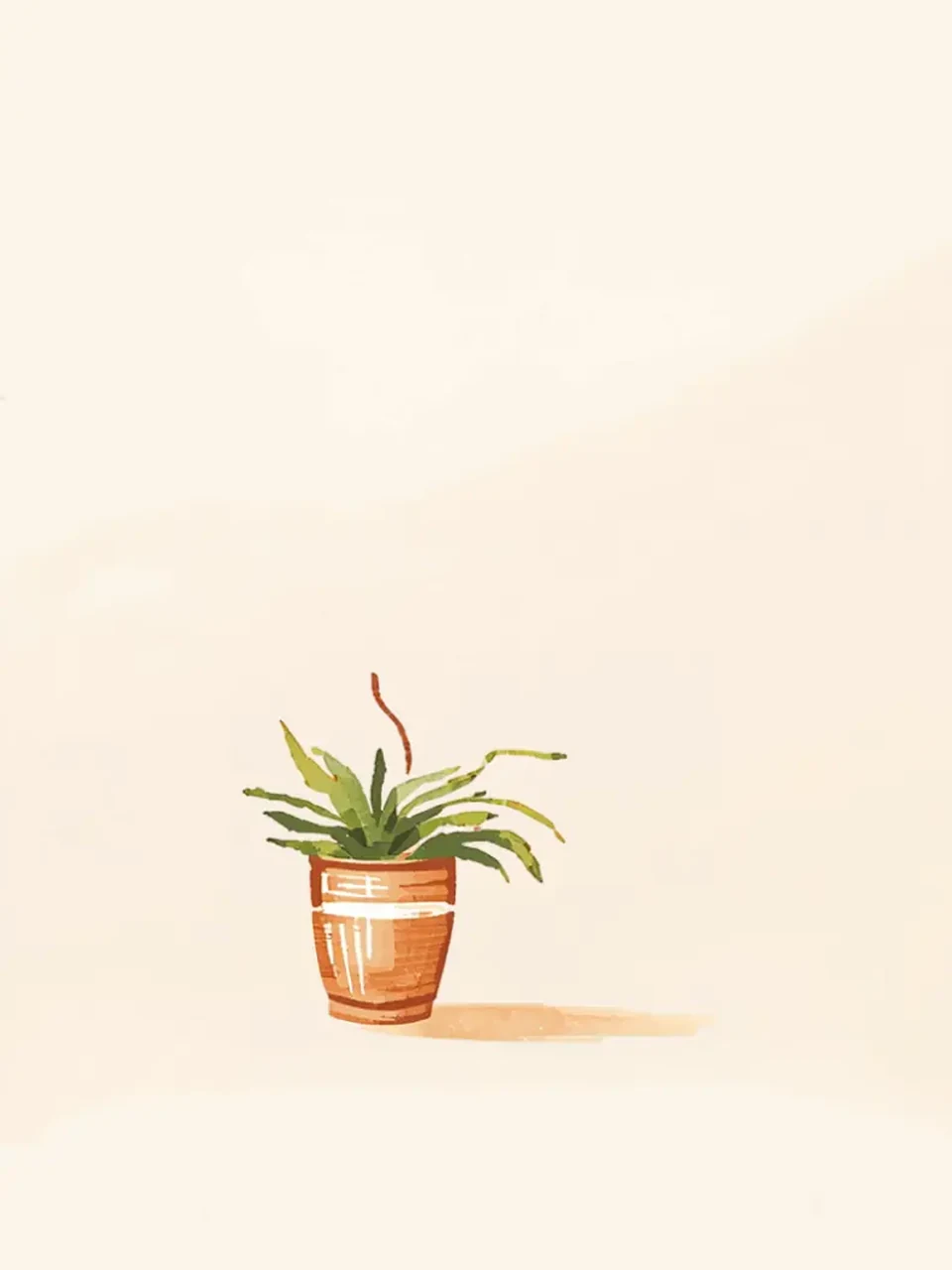 Bon retour: Illustration à l’aquarelle