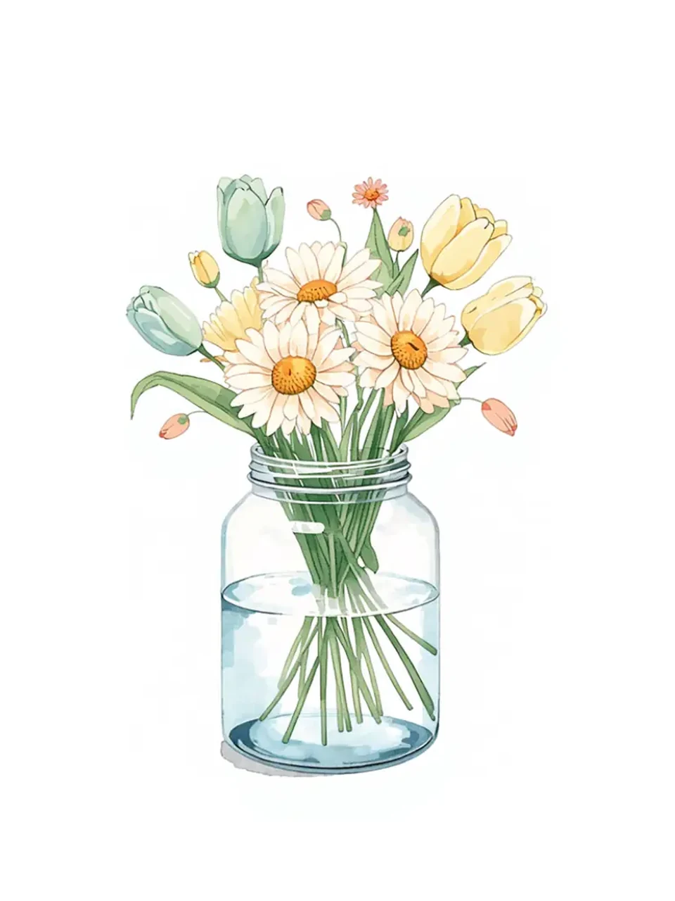 Bon rétablissement: Illustration à l’aquarelle