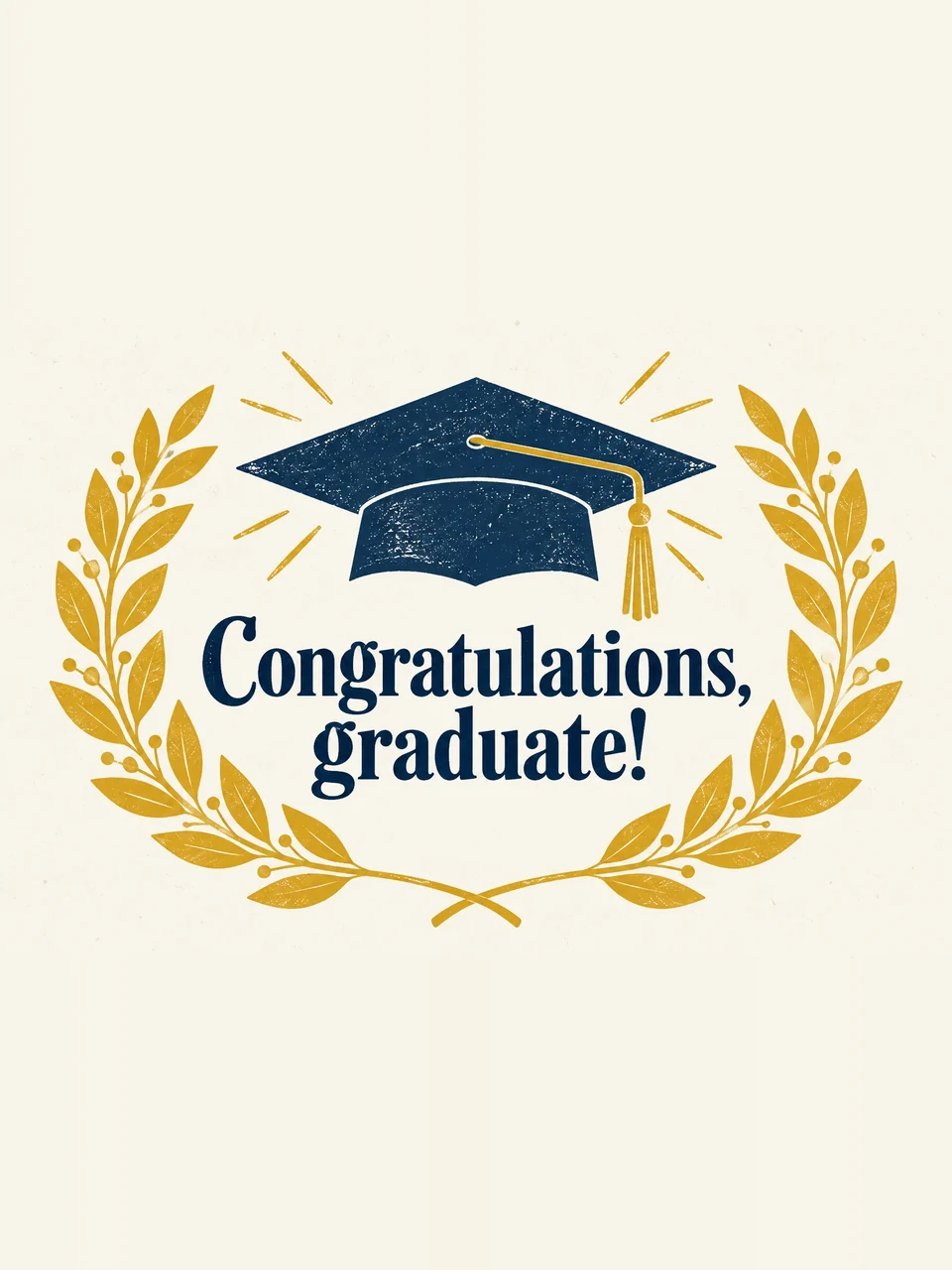 Congratulations, graduate!, Design 4