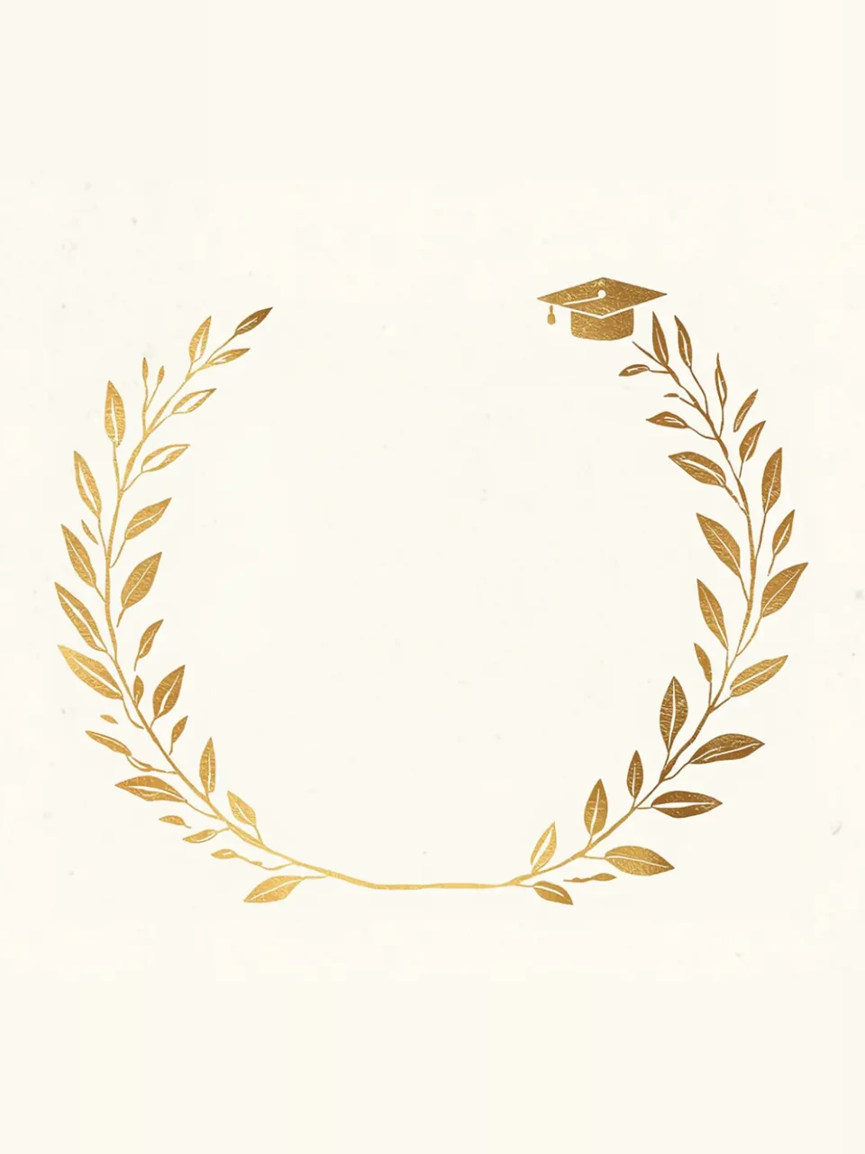 Remise de diplôme: Motif décoratif délicat