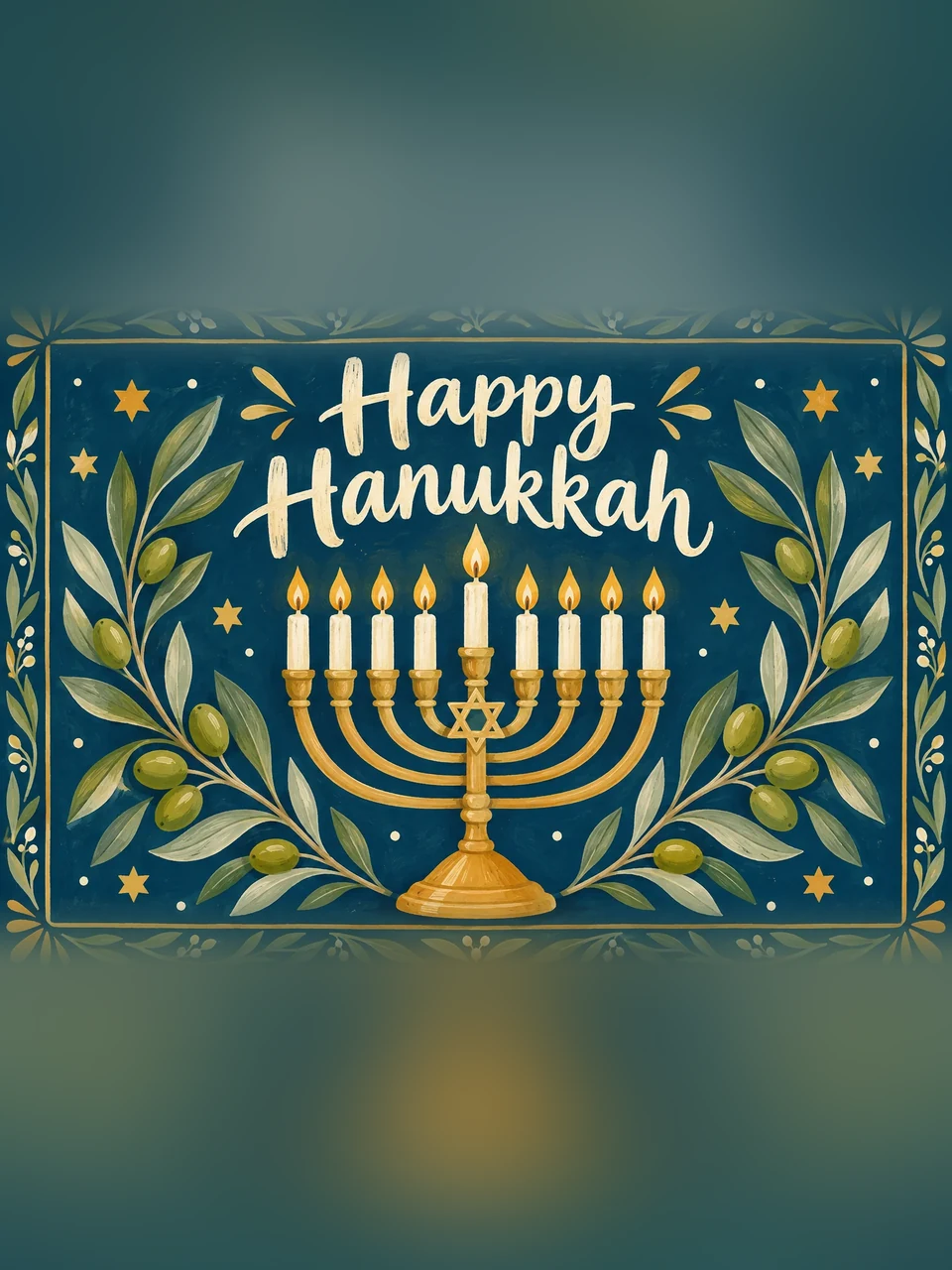 Happy Hanukkah, Design 3
