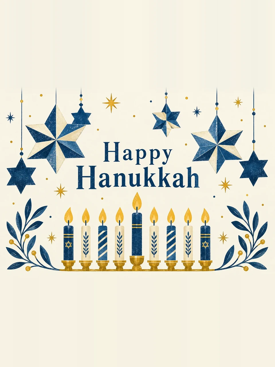 Happy Hanukkah, Design 4