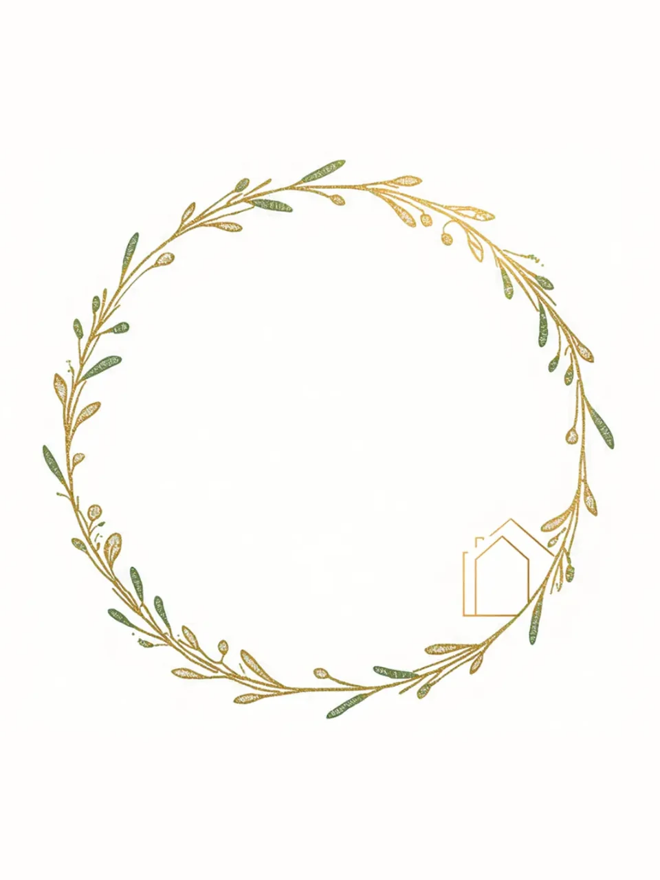 Pendaison de crémaillère: Motif décoratif délicat