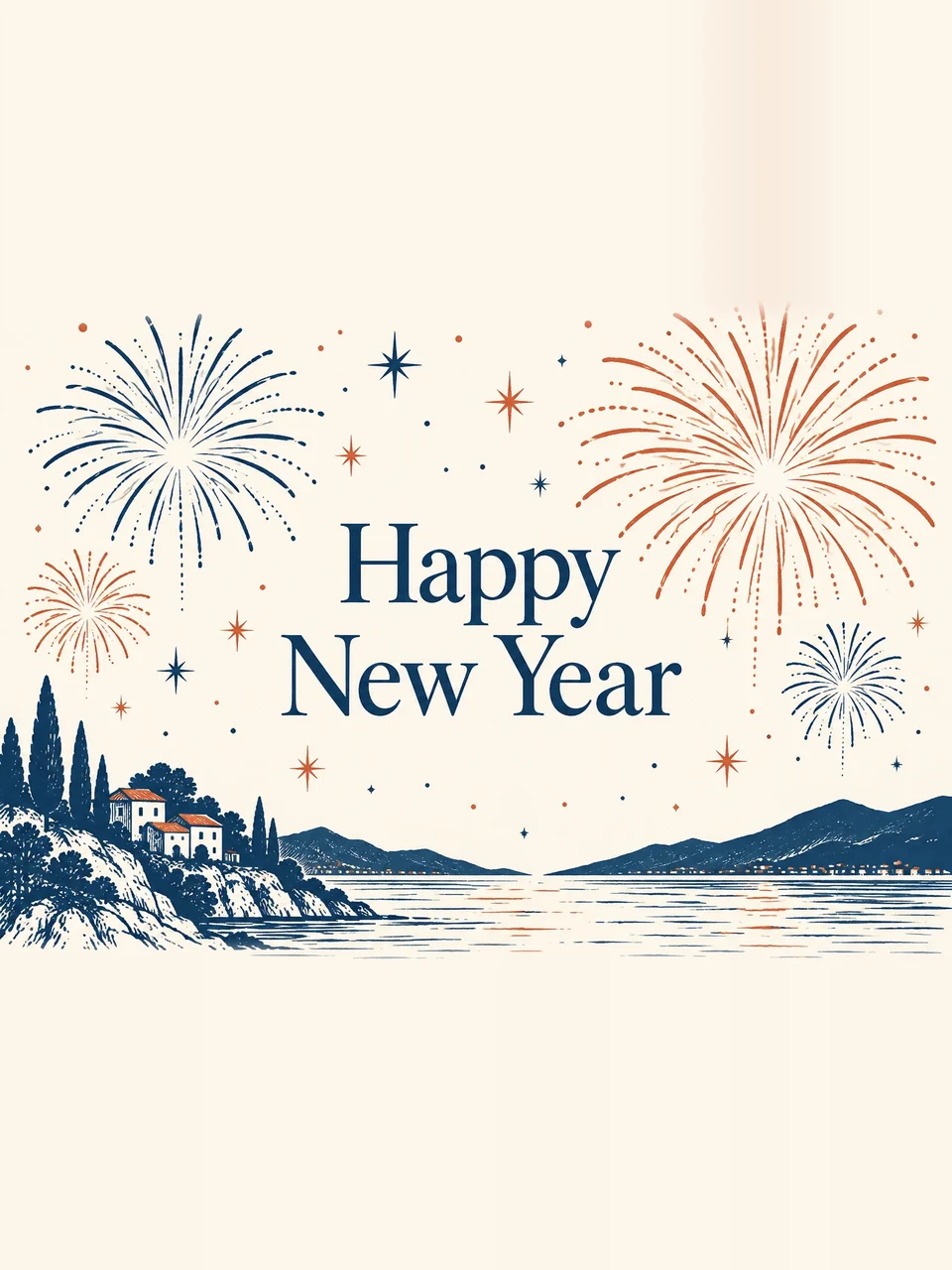 Happy New Year, Design 1