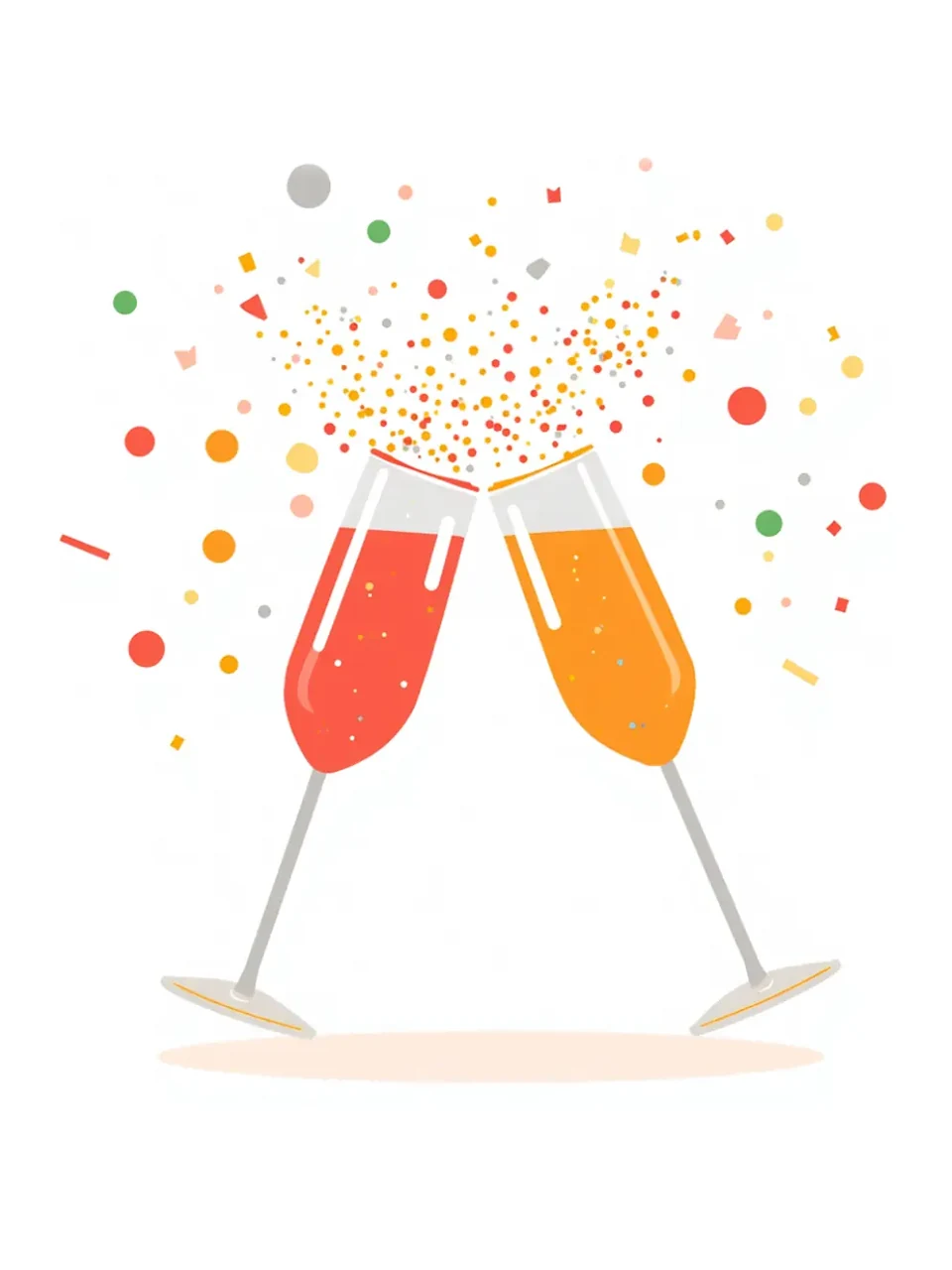 Nouvel An: Illustration colorée