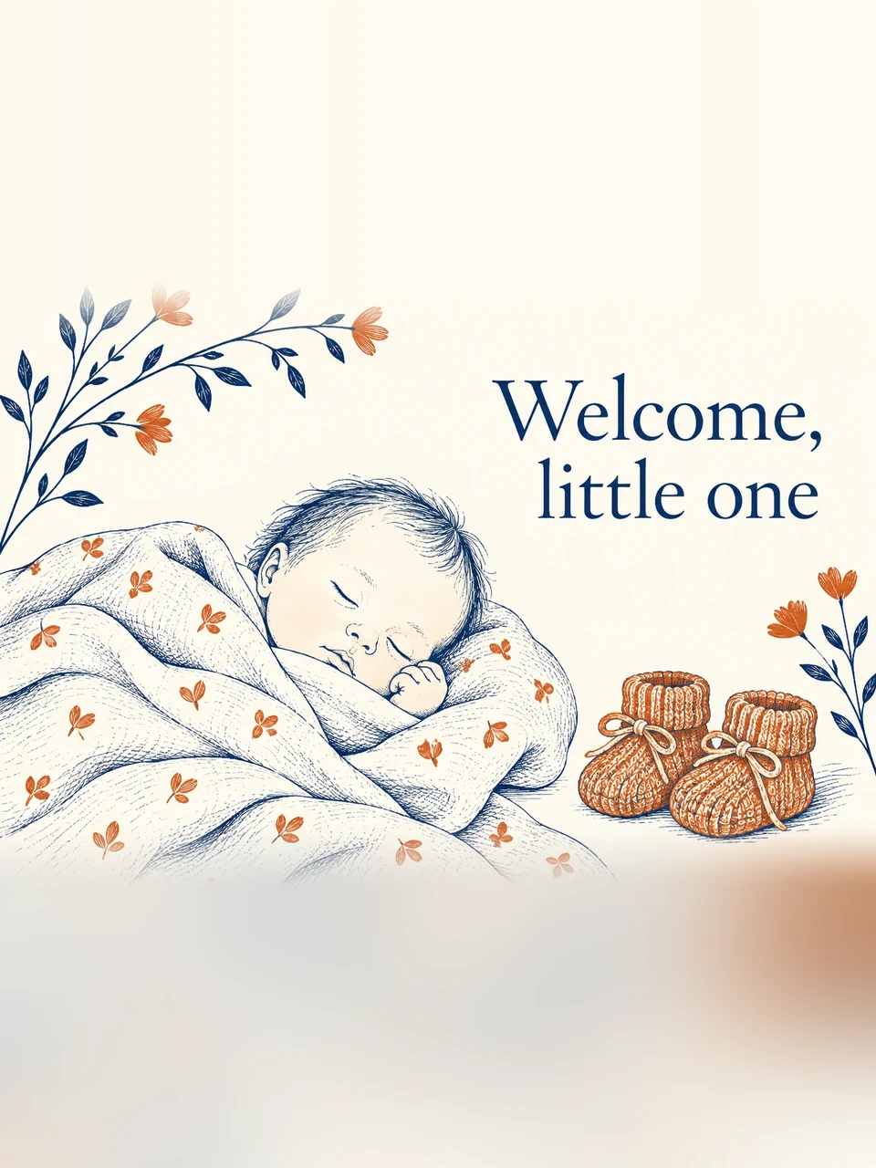 Welcome, little one, Design 1