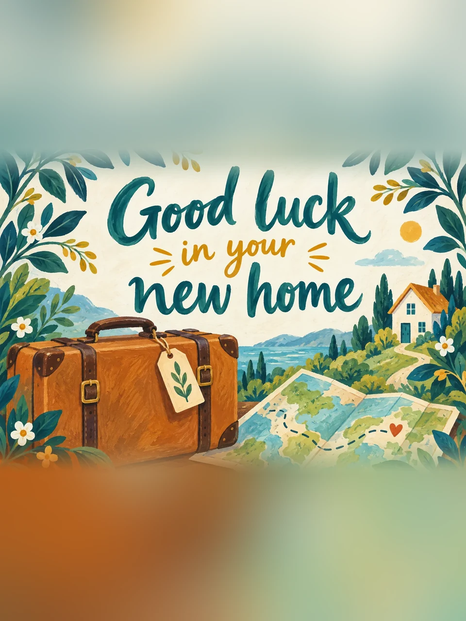 Good luck in your new home, Design 3