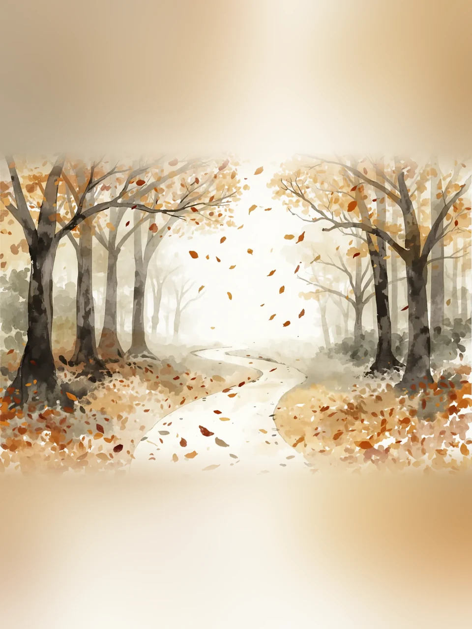 Départ après une réorganisation: Illustration à l’aquarelle