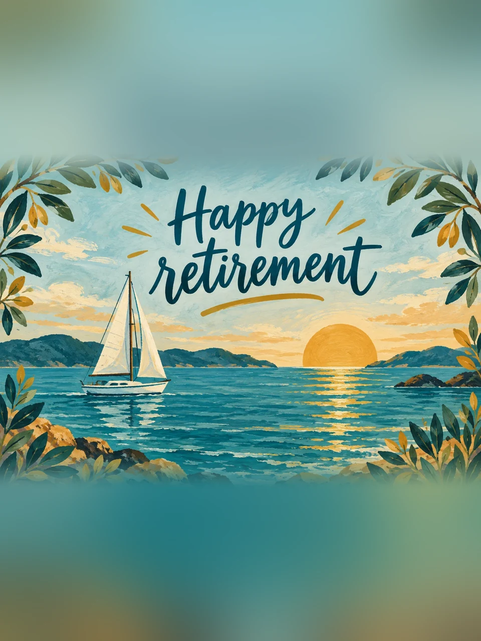 Happy retirement, Design 3
