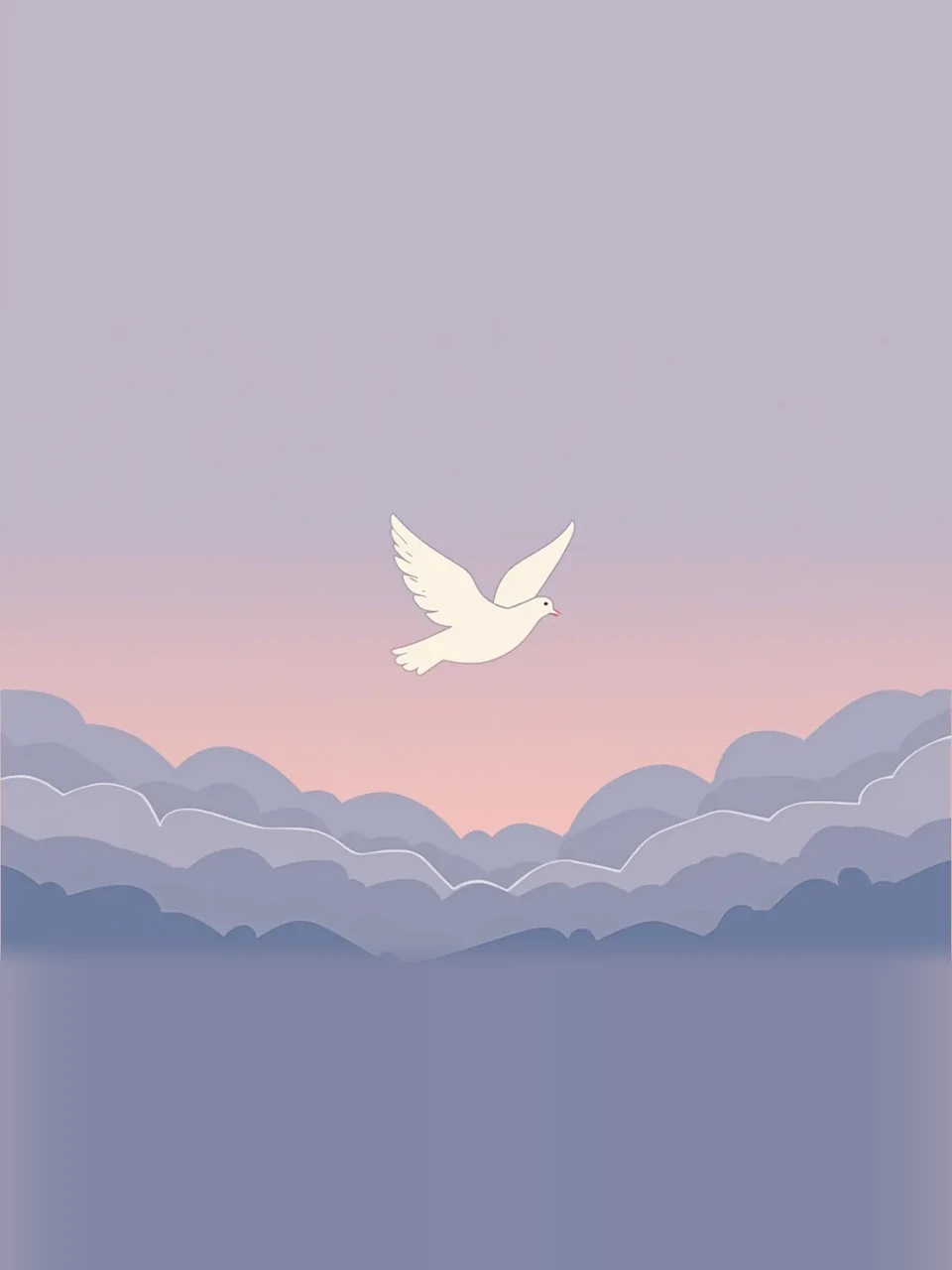 Condoléances: Illustration colorée