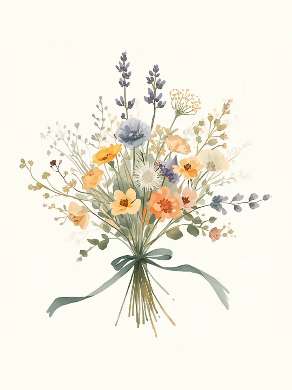 Merci: Illustration à l’aquarelle
