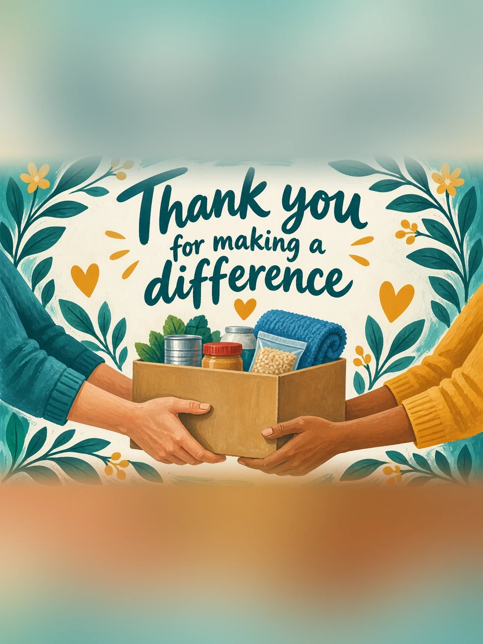 Thank you for making a difference, Design 3