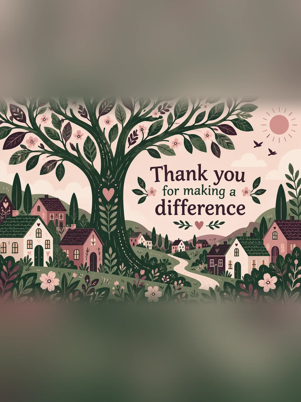 Thank you for making a difference, Design 5