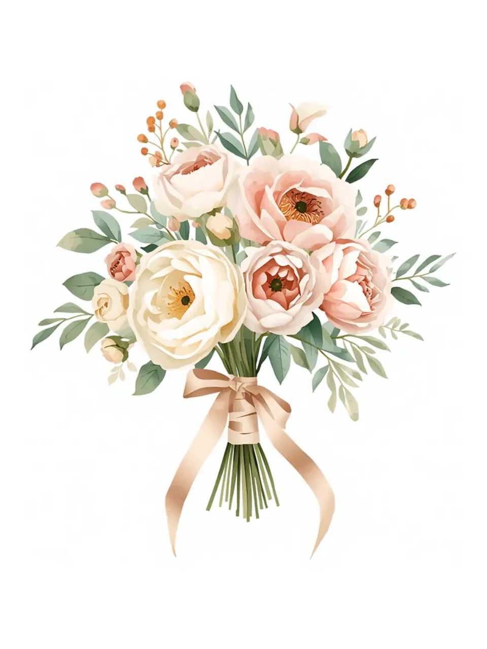 Mariage: Illustration à l’aquarelle