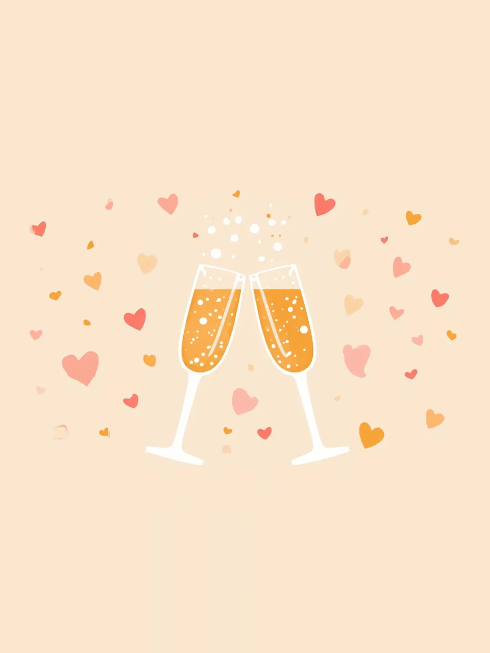 Anniversaire de mariage: Illustration colorée