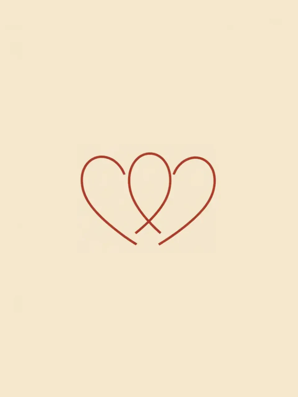 Anniversaire de mariage: Dessin au trait minimaliste